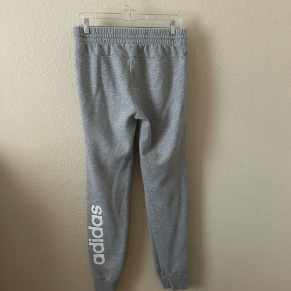 adidas Men's Light Gray Joggers - Picture 2 of 3